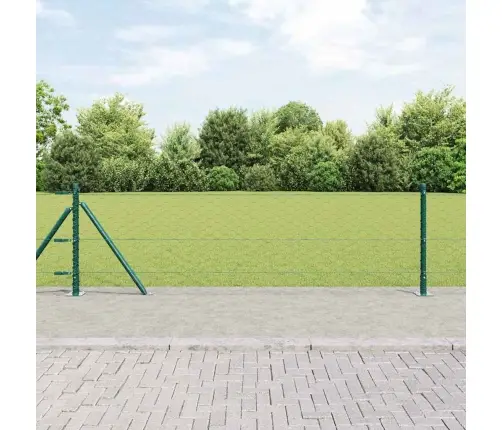 Sešstūra Žogs Zaļš 0.6X10 M Tērauds Vidaxl