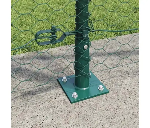 Sešstūra Žogs Zaļš 1.2X10 M Tērauds Vidaxl