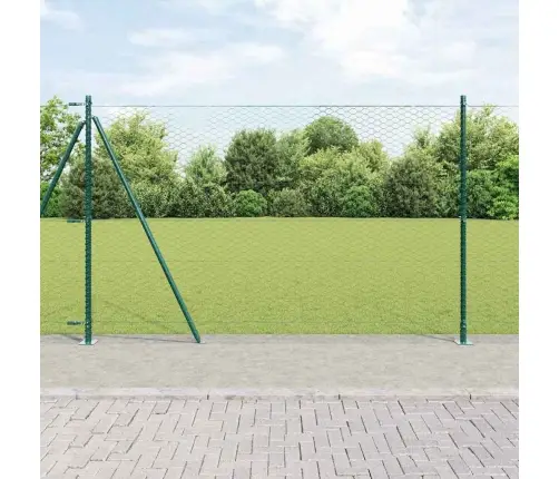 Sešstūra Žogs Zaļš 1.4X10 M Tērauds Vidaxl