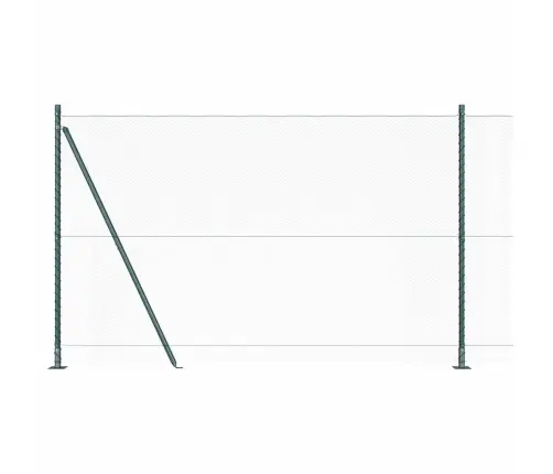 Aiapost Roheline 25 X 1,5 M (13 Mm Võrk) Teras