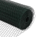 Tvora Su Stulpais Žalia 0.4 X 50 M Pvc Dengtas Plienas