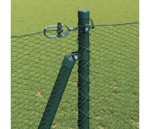 Heksažogs Zaļš 1.2X50 M Tērauda Vidaxl