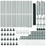 Aed Koos Postidega Roheline 1.2 X 50 M Pvc Kaetud Teras