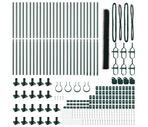 Tvorelės Stulpas Žalia 50 X 1,4 M (50 Mm Tinklas)