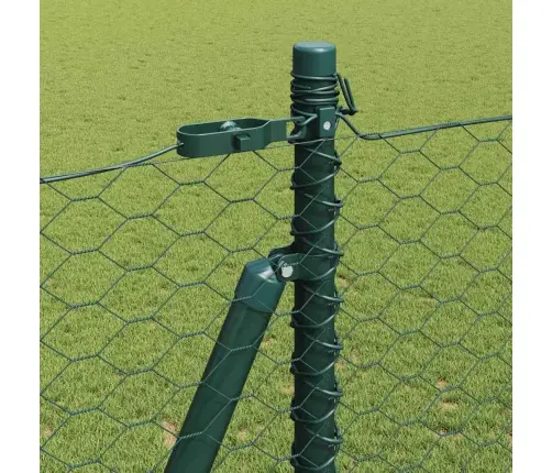 Aiapost Roheline 50 X 1,6 M (36 Mm Võrk) Terased Ja Pvc