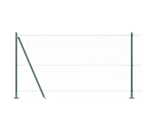 Sešstūra Žogs Zaļā 1.2X100 M Tērauds Vidaxl