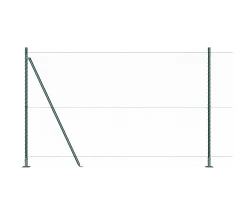 Heksagona Žogs Zaļš 1.5X100 M Tērauds Vidaxl