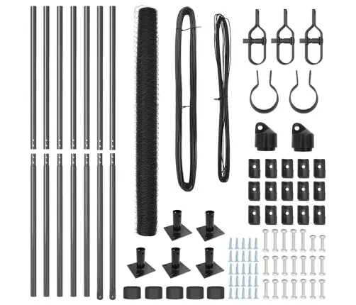 Heļkonu Žogs Pelēks 1.4X10 M Tērauds Vidaxl Heļkonu Žogs Pelēks 1.4X10 M Tērauds Vidaxl