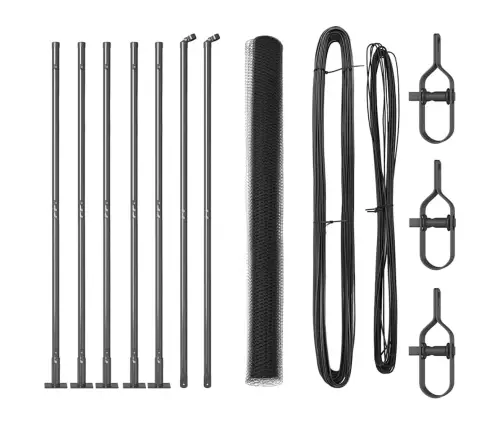 Tvorelės Stulpas Pilka 10 X 1,6 M (13 Mm Tinklas)