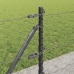 Heksagona Žogs Pelēks 0.6X25 M Tērauds Vidaxl