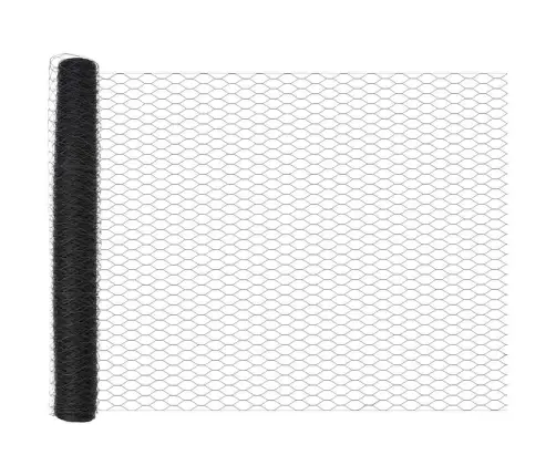 Aed Koos Postidega Hall 0.8 X 25 M Pvc Kaetud Teras