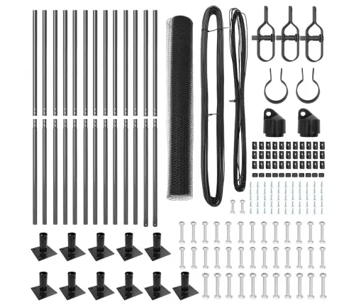 Žogu Komplekts 2 Gab. Pelēks Tērauds 25 X 1 M Izturīgs Vidaxl