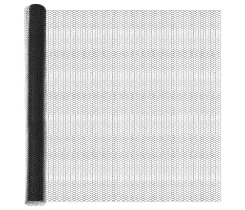 Tvora Su Stulpais Pilka 1.5 X 25 M Pvc Dengtas Plienas