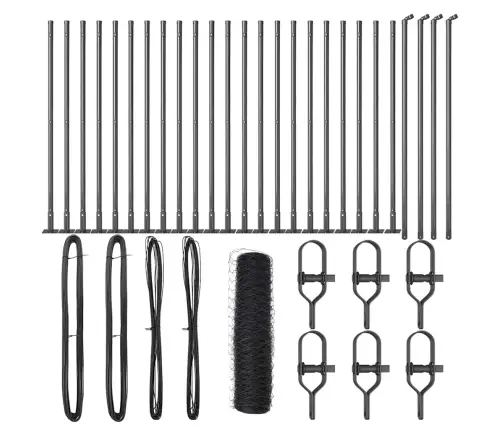 Tvorelės Stulpas Pilka 50 X 0,4 M (50 Mm Tinklelis)