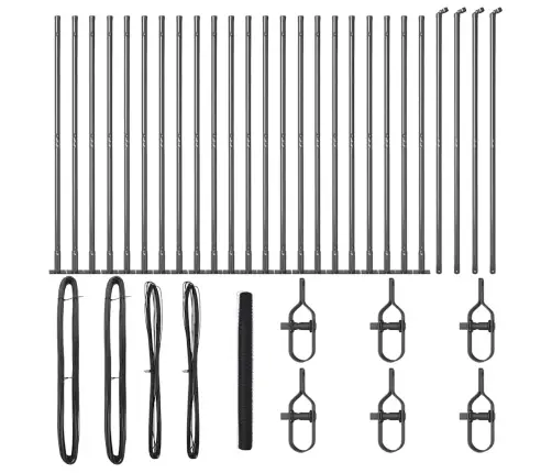 Tvorelės Stulpas Pilka 50 X 1,5 M (36 Mm Tinklas)