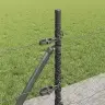 Tvora Su Stulpais Pilka 0.5 X 100 M Pvc Dengtas Plienas Tvora Su Stulpais Pilka 0.5 X 100 M Pvc Dengtas Plienas