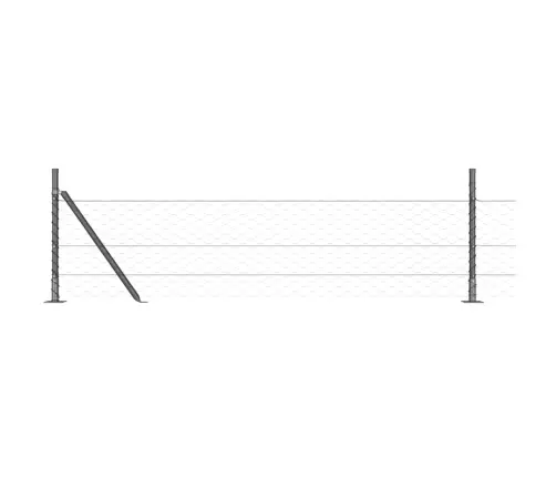 Tvora Su Stulpais Pilka 0.5 X 100 M Pvc Dengtas Plienas Tvora Su Stulpais Pilka 0.5 X 100 M Pvc Dengtas Plienas