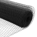 Tvora Su Stulpais Pilka 0.6 X 100 M Pvc Dengtas Plienas