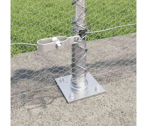 Sešstūra Žogs 0.4X10 M Cinkots Tērauds Vidaxl