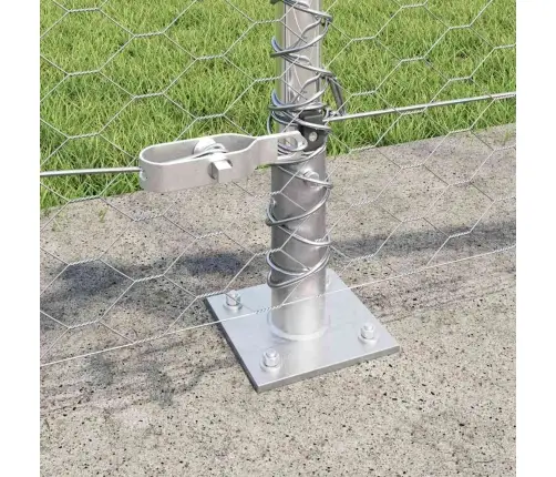 Aiapost Hõbedane 10 X 0,5 M (36 Mm Võrgu) Teras