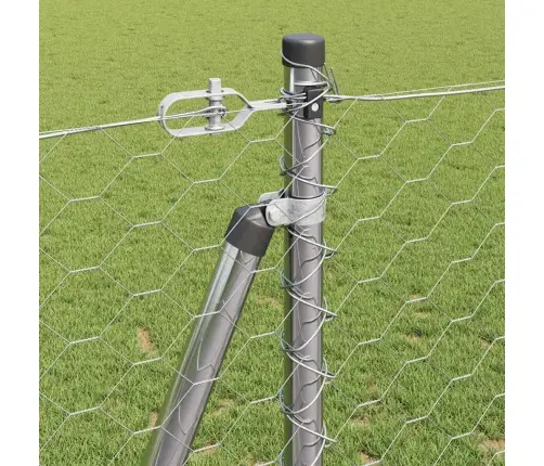 Heksagonu Žogs 1.2X10 M Galvanizēts Tērauds Vidaxl