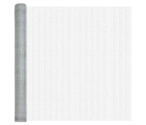 Tvorelės Stulpas Sidabro 10 X 1,4 M (13 Mm Tinklas) Plienas