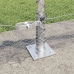 Tvora Su Stulpais Sidabro 0.5 X 25 M Pvc Dengtas Plienas