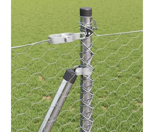 Aiapost Hõbedane 25 X 0,8 M (36 Mm Võrgu) Teras