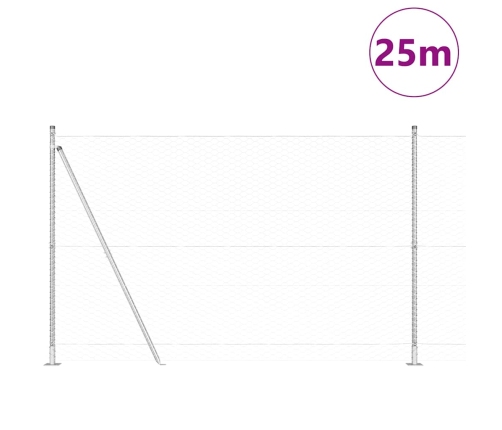 Sešstūra Žogs 1.4X25 M Cinkots Tērauds Vidaxl