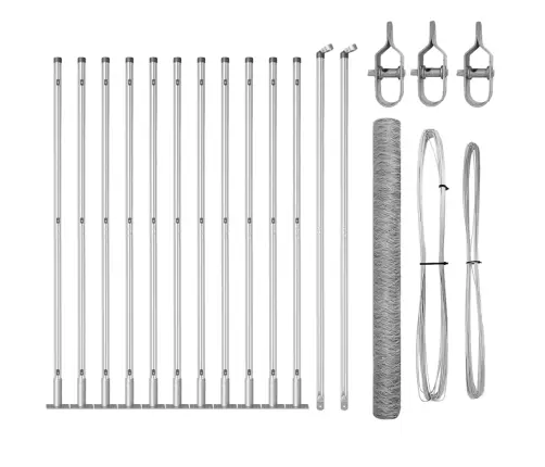 Heksagona Žogs 1.6X25 M Galvanizēts Tērauds Vidaxl