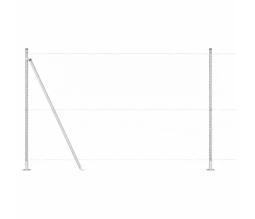 Heksagona Žogs 1.6X25 M Galvanizēts Tērauds Vidaxl