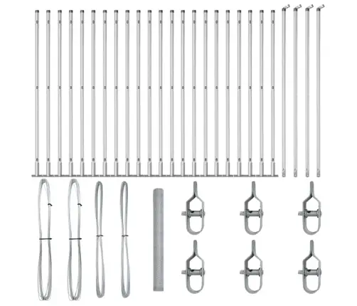 Sešstūra Žogs 1.4X50 M Galvanizēts Tērauds Vidaxl