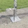 Sešstūra Žogs 0.6X100 M Galvanizēts Tērauds Vidaxl