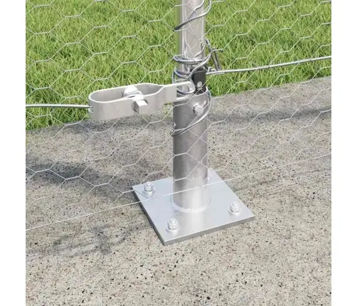 Seškona Žogs 1.5X100 M Galvanizēts Tērauds Vidaxl