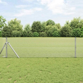 Žogs Ar Stabiem. Sudraba 0.4 X 10 M Tērauds Vidaxl