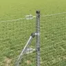 Aed Koos Postidega Hõbedane 0.8 X 10 M Teras