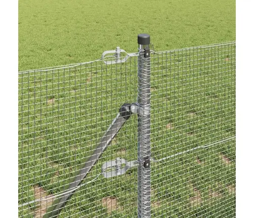 Aiapost Hõbedane 25 X 0,4 M (12 X 12 Mm Mesh) Teras