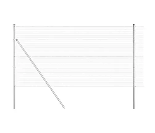 Aed Koos Postidega Hõbedane 1 X 25 M Teras