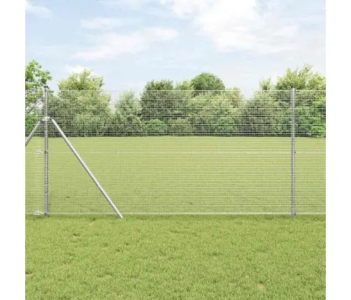 Tvora Su Stulpais Sidabro 1.2 X 25 M Plienas