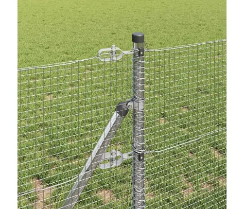 Tvora Su Stulpais Sidabro 0.4 X 50 M Plienas