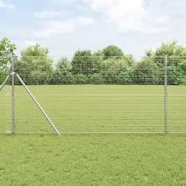 Žogs Ar Stabiem. Sudraba 1.2 X 50 M Tērauds Vidaxl