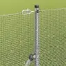 Metināta Sieta Žogs Ar 13 Stabiem 1.5X50 M Cinkots Tērauds Vidaxl Metināta Sieta Žogs Ar 13 Stabiem 1.5X50 M Cinkots Tērauds Vidaxl