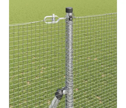 Aed Koos Postidega Hõbedane 1.5 X 50 M Teras