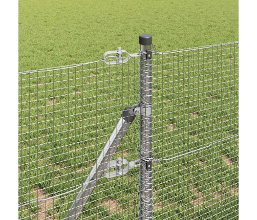 Tvora Su Stulpais Sidabro 0.8 X 100 M Plienas