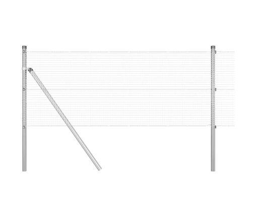 Tvora Su Stulpais Sidabro 0.8 X 100 M Plienas