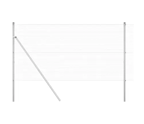 Aiapost Hõbedane 100 X 1 M (19 X 19 Mm Sula) Teras