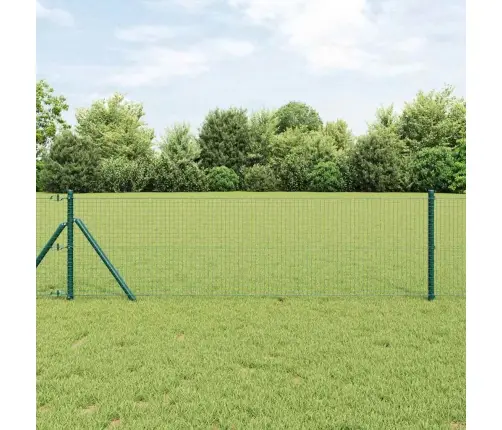 Tvora Su Stulpais Žalia 0.4 X 10 M Plienas