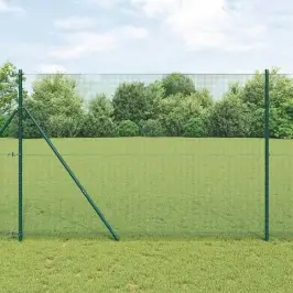 Žogs Ar Stabiem. Zaļa 1.5 X 25 M Tērauds Vidaxl