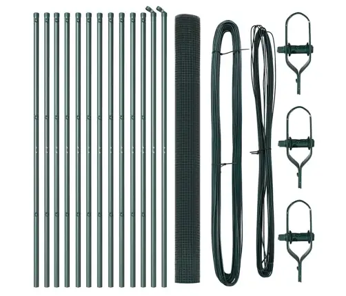 Tvorelės Stulpas Žalia 25 X 1,5 M (25 X 25 Mm Tinkle) Plienas