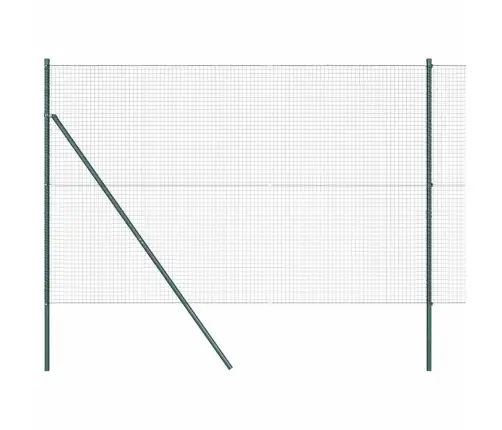 Tvorelės Stulpas Žalia 25 X 1,5 M (25 X 25 Mm Tinkle) Plienas